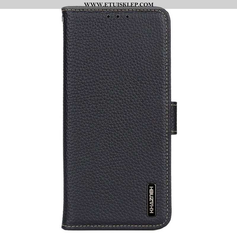 Etui Folio do Samsung Galaxy S23 5G Khazneh Skóra Liczi